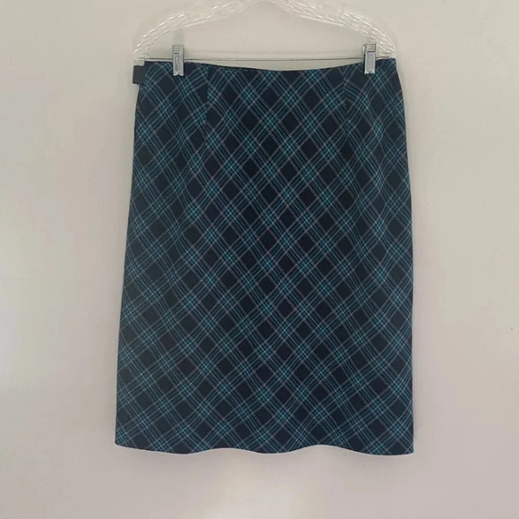 Style & Co Collection Plaid Wrap Skirt Womens Size 14 (643) - Picture 2 of 3